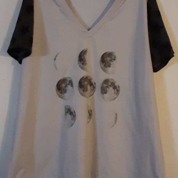 Bustles and Bloomers Tops - Custom Handmade Moon Phases 3xl shirt only 1
